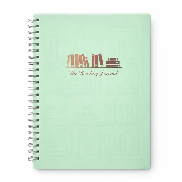 Читацький щоденник на спіралі - зелений