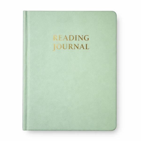 Шкіряний читацький щоденник - м'ятний