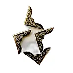 Захисні кутики для книги (набір 4 шт.) - коричневі