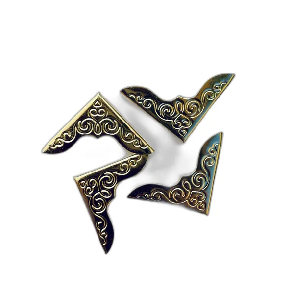 Захисні кутики для книги (набір 4 шт.) - сріблясті