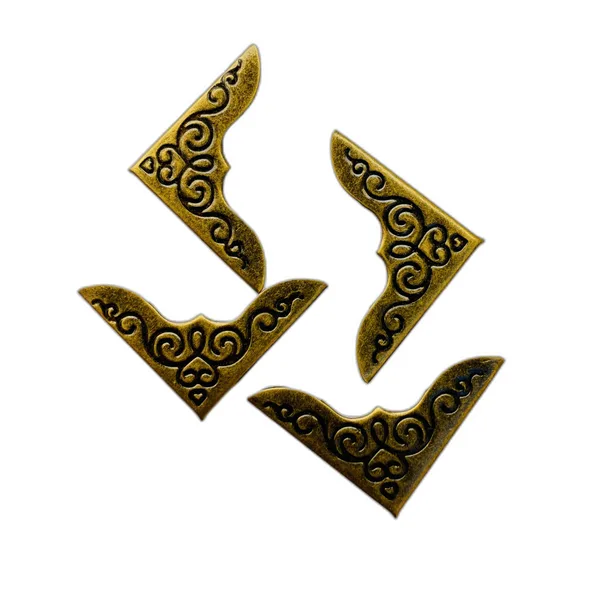 Захисні кутики для книги (набір 4 шт.) - золоті