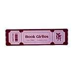 Звичайна закладка білетик - "BOOK GIRLIES 2"