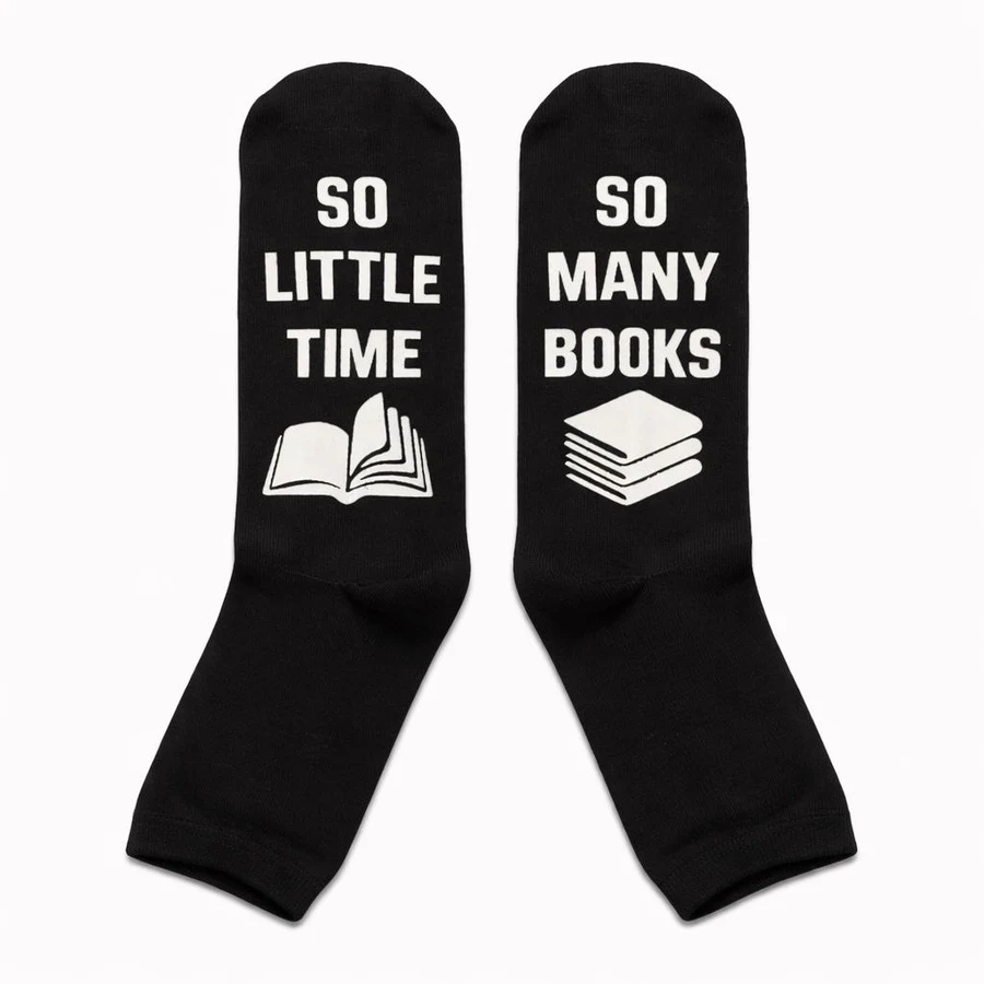 Пара шкарпеток So little time so many books — універсальний розмір