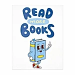 Постер - "READ more BOOKS"